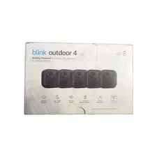 Blink Outdoor 4 5-Camera System Battery Security Cameras Alexa NEW SEALED