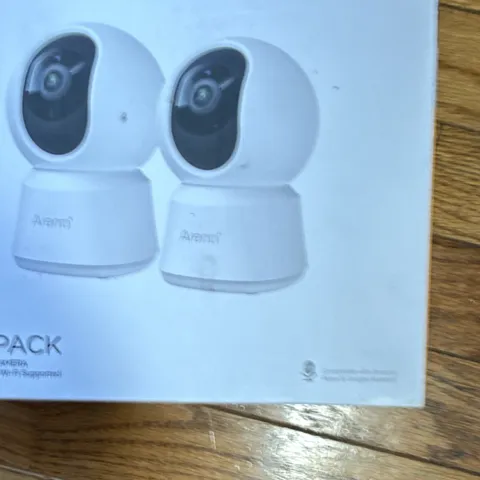 Arenti 2-Pack 2K Wi-Fi Wireless IP Security Cameras Indoor/Outdoor White