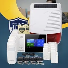 HOMSECUR Wireless WIFI 4G 2G RFID SMS Autodial Burglar Intruder Alarm System