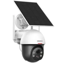 Solar Security Camera Outdoor Wireless 2K PTZ 360 Coverage Motion Auto Tracking