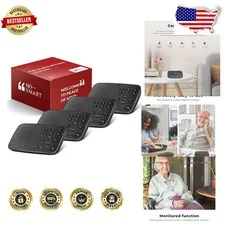 Hosmart Wireless Home Intercom System UltraSpeak Full Duplex 1200ft Range Black