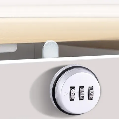 Drawer Lock Toolbox with Keys Household Cabinet Password Locks for Drawers