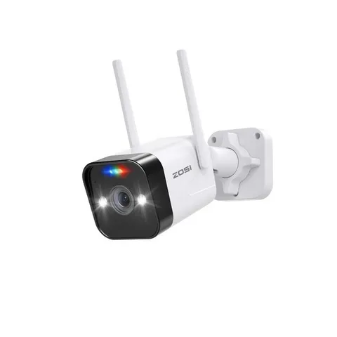 ZOSI WiFi Outdoor Security Camera 4MP Plug IP Cam W/ Spotlight Alarm (Open Box)