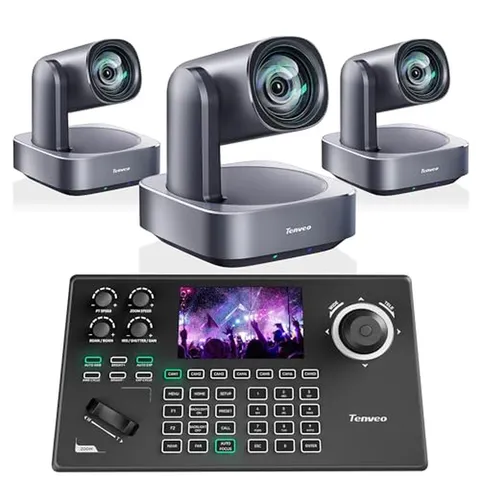 4K PTZ Camera and Controller Bundle/Kits, 12X AI Tracking Hdmi/Usb/Lan(Poe) 4K P
