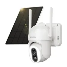 Solar Security Cameras Wireless Outdoor with 500-Lumen Super-Bright LEDs Spot...