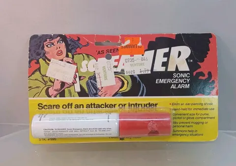 Screamer Sonic Emergency Alarm Vintage Attacker Deterrent Sealed NOS