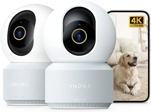 4K UHD Indoor Camera, Pet/Dog/Baby Security Camera with Phone App, 360°Pan-Tilt,