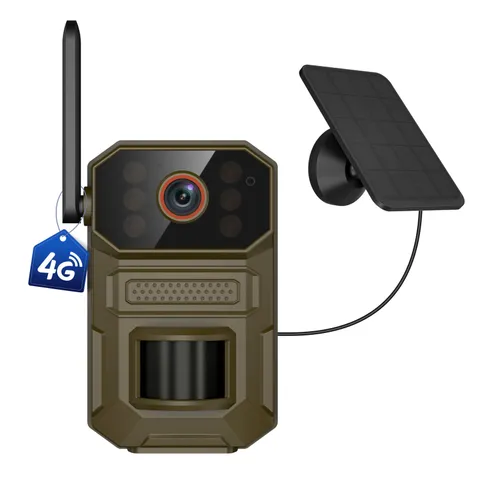 PyreQuad 4G LTE Cellular Outdoor Security Camera,1080p for Home Security...