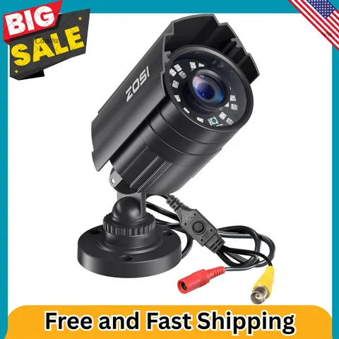 2.0MP 1080P HD 1920TVL Security Camera Hybrid 4-in-1 80ft IR Night Vision