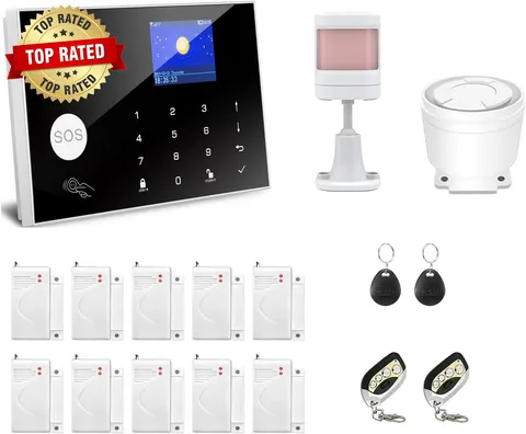 Wifi and 3/4G GSM Home Burglar Security Alarm System Auto Dial with Smart Life a