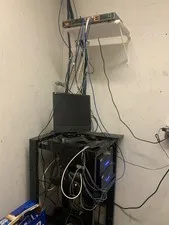 Security System - NVRs, Server Rack, Ethernet Port, Monitor and more