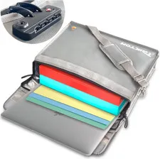 Fireproof and Waterproof Document Bag XL 16X12X3.5 with TSA Lock, Fits Legal Fil