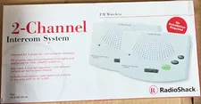RadioShack 2-Channel FM Wireless Audio Intercom System Indoor Model 43-3106