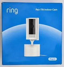 Ring Pan-Tilt Indoor Cam (newest model) 360° pan coverage, Two-Way Talk, White