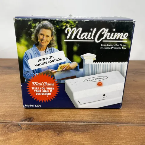 Mail Chime Mailbox Alert Mailbox Alarm Wireless Mailbox Alert Model 1200 NEW