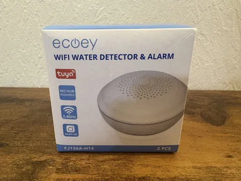 Ecoey Water Leak Detector (2.4G) , Water Sensor Alarm, Smart WiFi, Low Battery