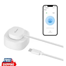 Zigbee Water Leak Sensor with Detection Cable for Alarm System and Smart Home