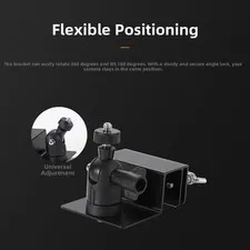 Aluminum Solar Panel Mount Bracket for Security Camera 7.3 x 5.9 x 4.5 cm Size