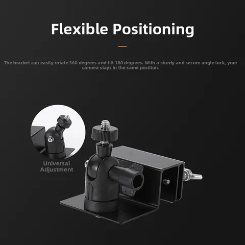Aluminum Solar Panel Mount Bracket for Security Camera 7.3 x 5.9 x 4.5 cm Size