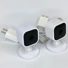 2-Pack Blink Mini Indoor Plug-in Smart Security Camera 1080 HD Motion Detection