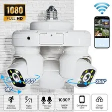 6MP Cámaras de seguridad 3Lens WIFI visión nocturna Supermercado Almacén Fábrica