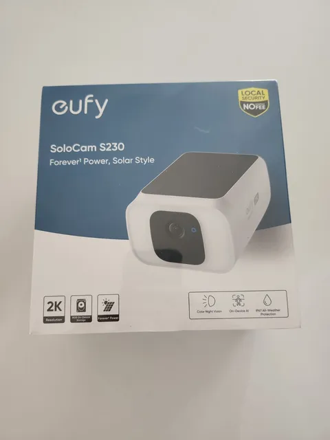 NEW SEALED Eufy  SoloCam S230 Security Camera 2k Resolution Color Night Vision