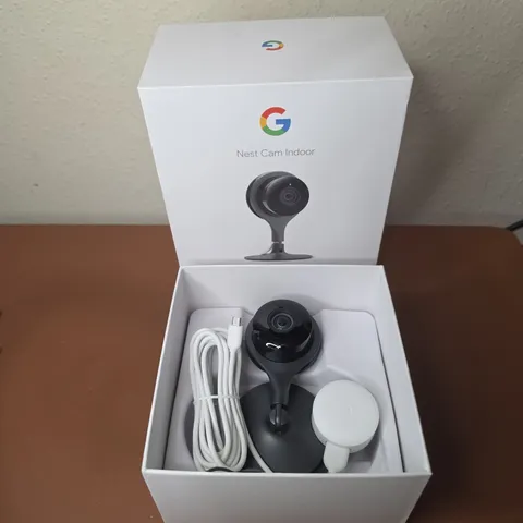 Google Nest Cam Indoor Wi-Fi Security Camera, Night Vision, Google Assistant