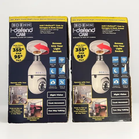 Edenn I-Defend Cameras Wireless Security Camera 2 Pack New In Box