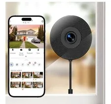 2K 3MP Window Camera, 5GHz & 2.4GHz WiFi Dome Cameras for Home 1 Pack