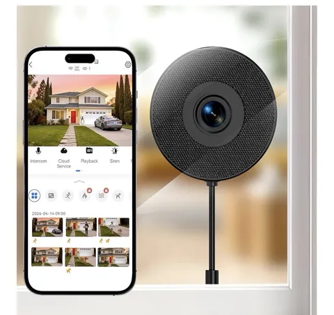 2K 3MP Window Camera, 5GHz & 2.4GHz WiFi Dome Cameras for Home 1 Pack
