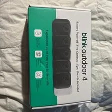 Blink Outdoor 4 (4th Gen) 5-Camera Security System w/ Sync Module Brand New