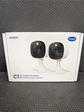 AOQEE C1 is a 2-pack of 2K resolution indoor/outdoor Wi-Fi security cameras