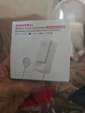 SwitchBot WiFi Smart Water Leak Detector W4402010 White Sensor Cable. NEW