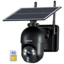 4G LTE Cellular Security Camera Outdoor Solar Came