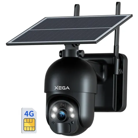 4G LTE Cellular Security Camera Outdoor Solar Came