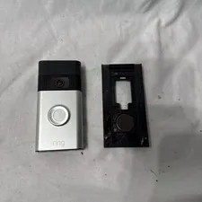 Ring Doorbell  Untested As-Is Good Condition Wi-fi Security Camera Silver