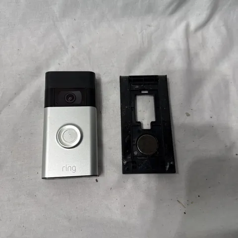 Ring Doorbell  Untested As-Is Good Condition Wi-fi Security Camera Silver