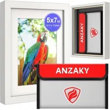 Anzaky Photo Picture Frame Diversion Safe Money Bag Valuable Storage Home