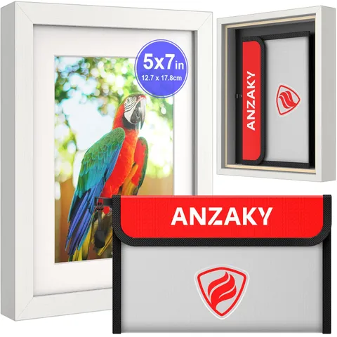 Anzaky Photo Picture Frame Diversion Safe Money Bag Valuable Storage Home