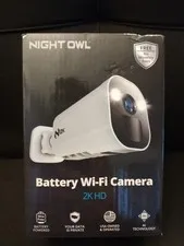 NIGHT OWL CAM-BWNIP4-BU No-Wire (Battery) 2K Spotlight Cameras with 2-Way Audio