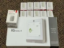 Qolsys IQ-4  PowerG, 7" Verizon  IQP4003 10 DOOR KIT+ 6 MONTHS ALARM MONITORING