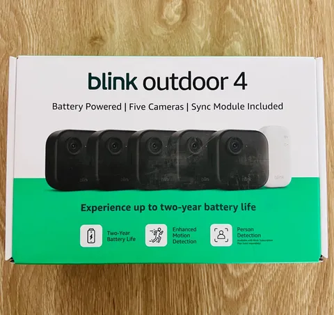 Blink Outdoor 4 Wireless HD Smart 1080p Security Camera - 5 Camera System