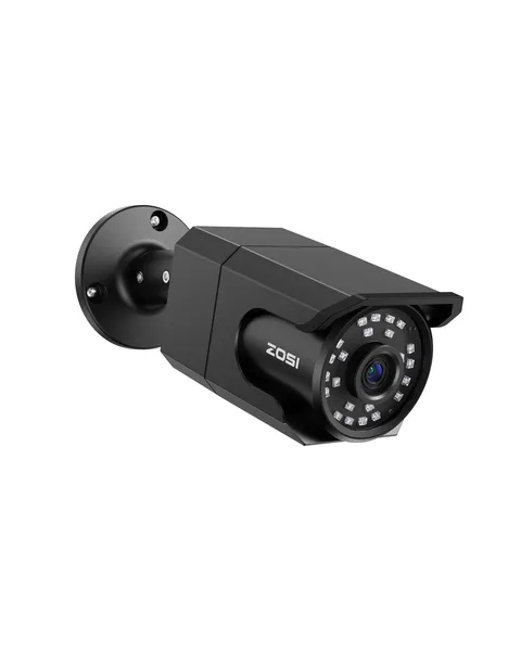 4K 8MP PoE IP Bullet Outdoor Indoor with Audio, Human Detection, 100ft B&W Ni...