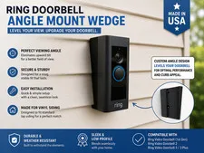 Ring Video Doorbell Pro 2 Vinyl Siding Angle Mount Wedge Lap Siding Bracket
