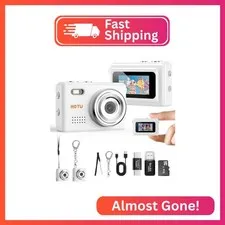 HOTU Mini Keychain Digital Camera, Y2K Pocket-Size Mini Camera, 2MP 1080P Small