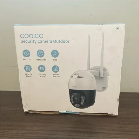 Conico Outdoor Wi-Fi IP Camera Pan/Tilt Night Vision Motion 2-Way Audio IP66