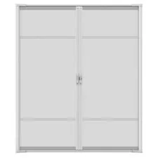 Larson Brisa 80 In. H X 72 In. W White Aluminum Screen Door