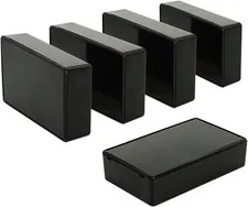LeMotech 5Pcs ABS Plastic Electrical Project Case Power Junction Box, Project Bo