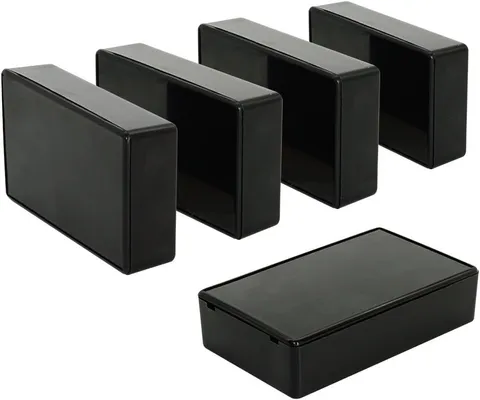LeMotech 5Pcs ABS Plastic Electrical Project Case Power Junction Box, Project Bo