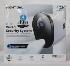 Night Owl 2-Way Audio 12 Channel DVR Security System  4 cameras